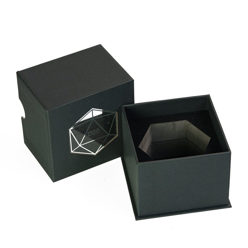 Udixi Custom 55mm rpg dnd D20 Dice dungeons and dragons Skylight Kraft paper dice box