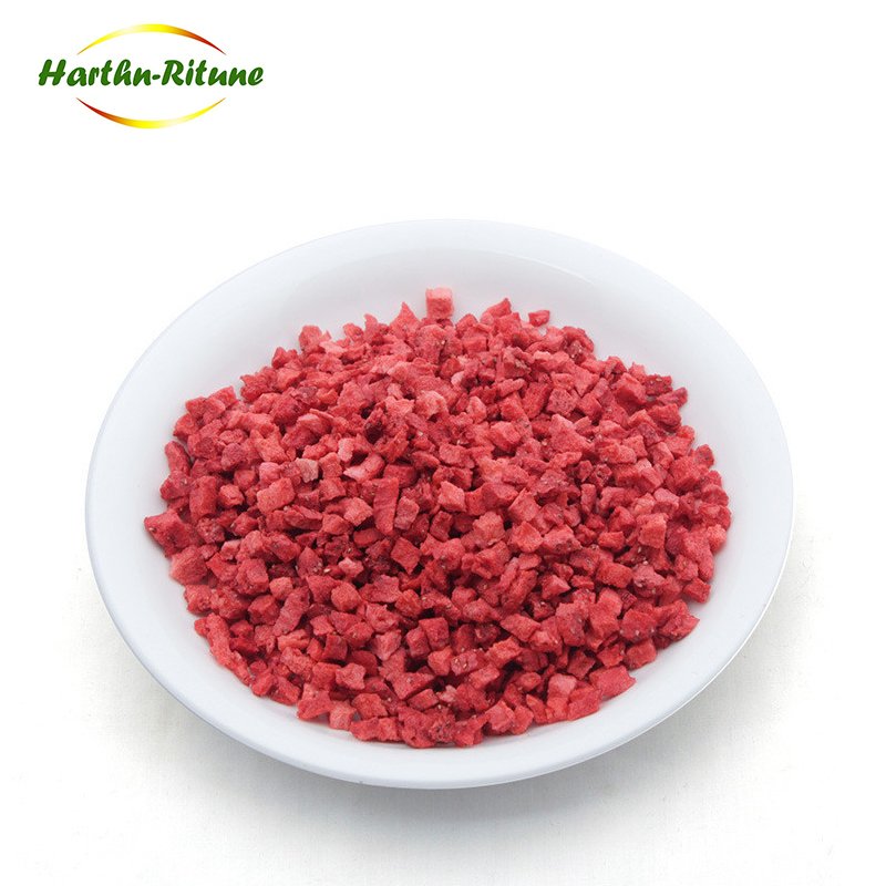 Hot sale freeze dried strawberry dice frozen dried strawberries