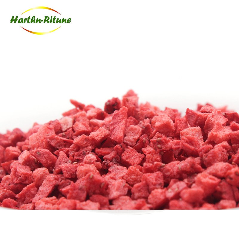 Hot sale freeze dried strawberry dice frozen dried strawberries