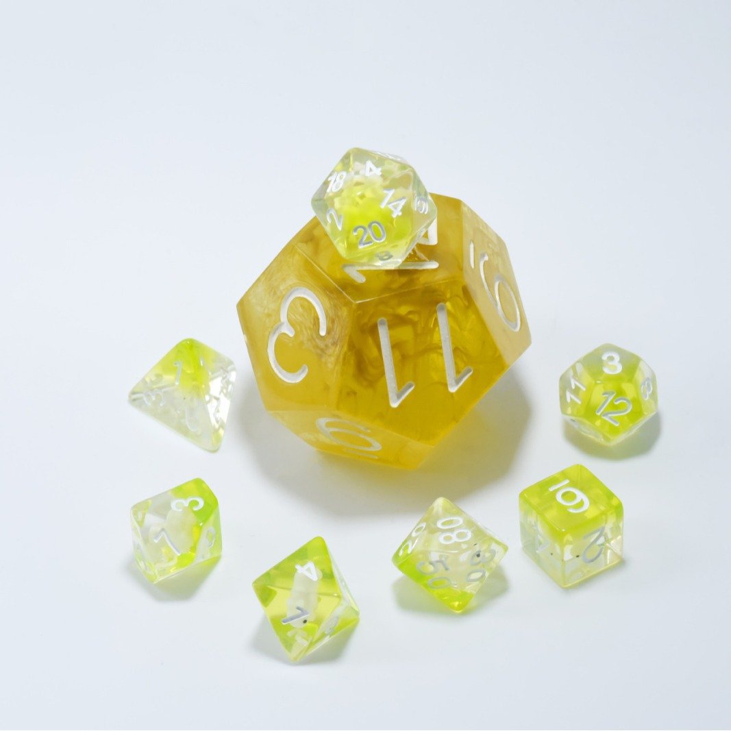 Wholesale Custom Light Green Dnd Dice Acrylic Mini Plastic D&d Dice Polyhedron D6 Dice
