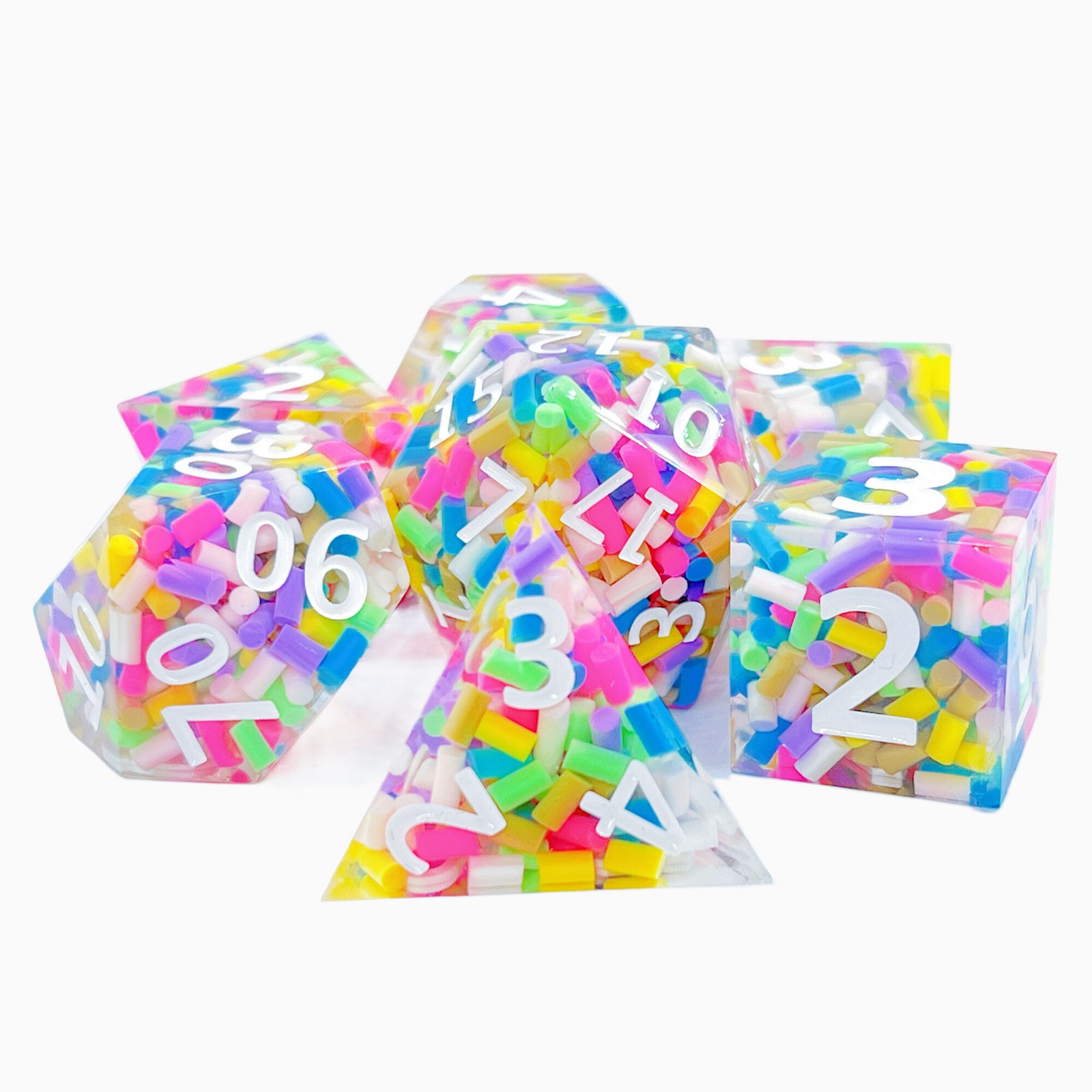 XinRong Resin Dice polyhedral dice set role play dungeons and dragons dice