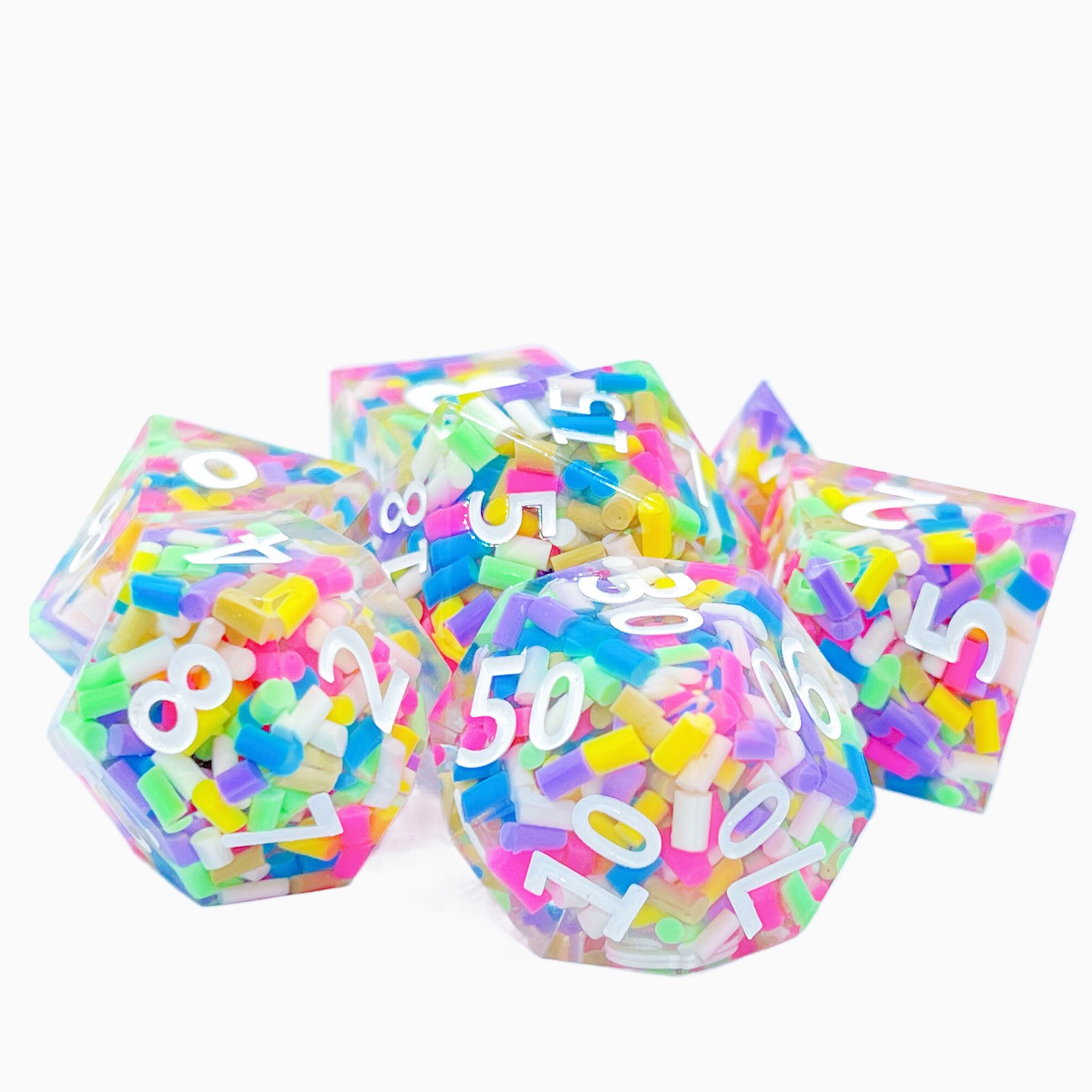 XinRong Resin Dice polyhedral dice set role play dungeons and dragons dice