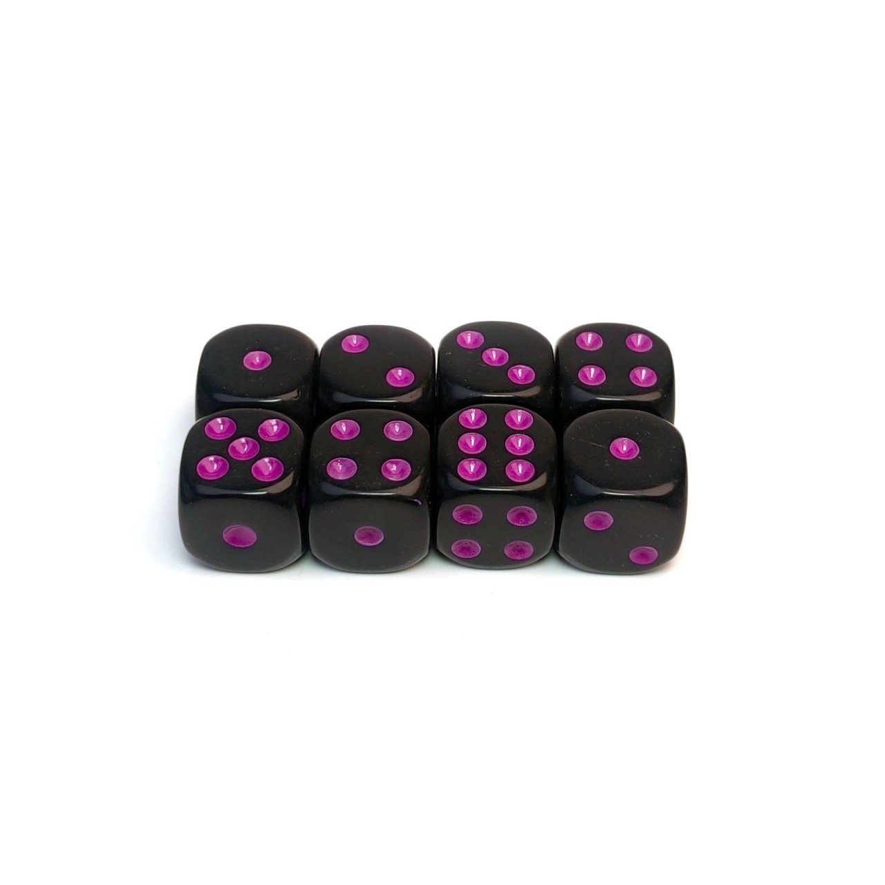 High Quality Multicolor Pip custom engraved 16mm 6 sided casino rpg dice for game