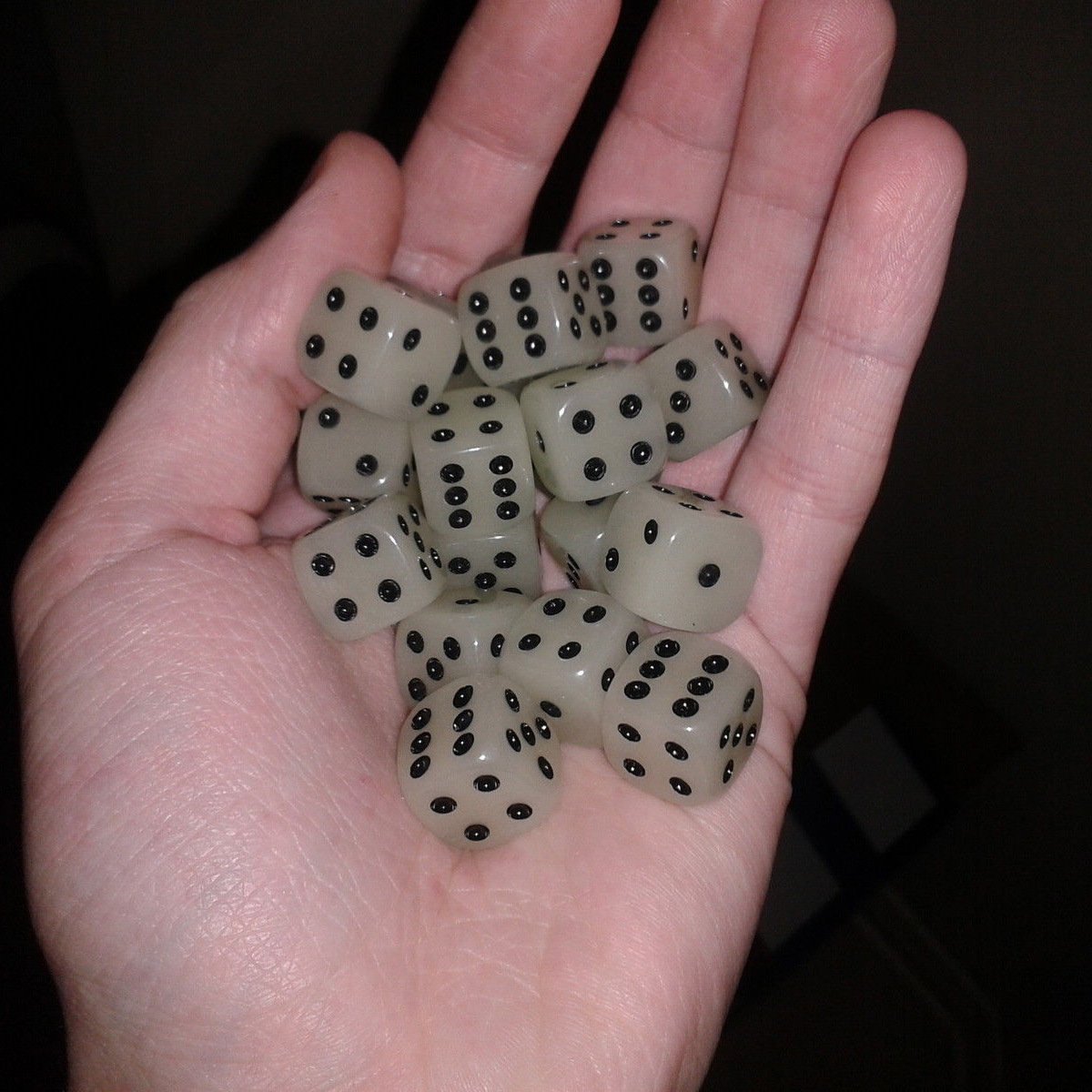Plastic Acrylic Dice Set Board Games Bar Party Toy