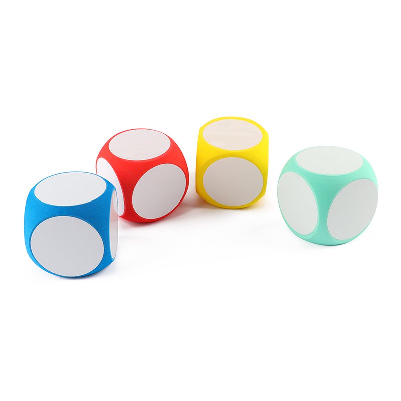 Custom Printing Logo Wholesale Engrave Funny Plastic Eva Soft Foam Polyhedral 6 Sided Dice for Playing Game