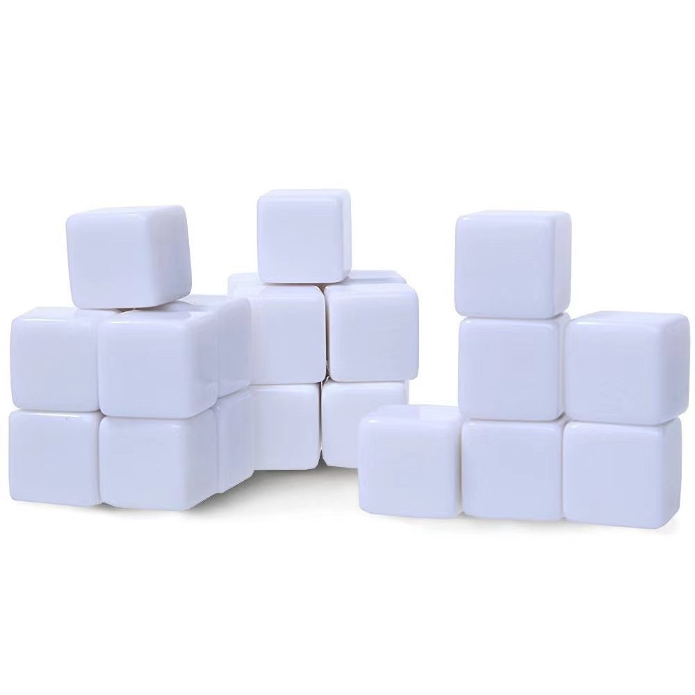 wholesale blank dice Colored round dice manufacture dice of various sizes for game
