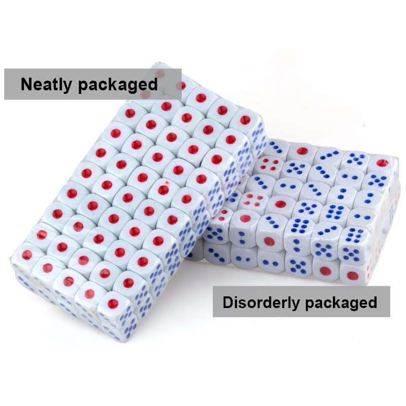 Manufacturers Custom 10/11/12/13/14/15/16mm 6-Sided Rounded Corner Dice Set D6 Plastic Game Mahjong Points Dice