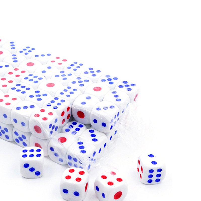 Manufacturers Custom 10/11/12/13/14/15/16mm 6-Sided Rounded Corner Dice Set D6 Plastic Game Mahjong Points Dice