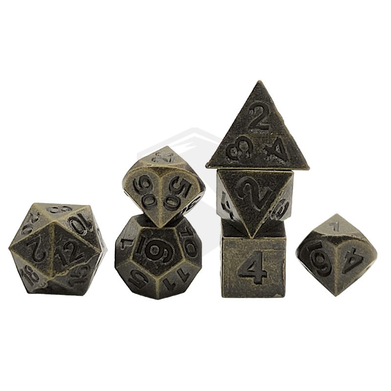 Mini Metal Dice 10mm mini metal dice sets mini metal polyhedral dice set 7pcs d&d dnd