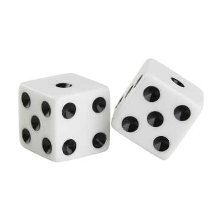 Factory custom wholesale translucence standard size dice game pieces for board games