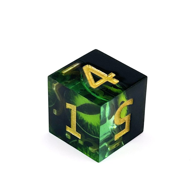 Hot Sales Dragon Eyes Dice Resin Dice Edge Dice Factory Direct Sales