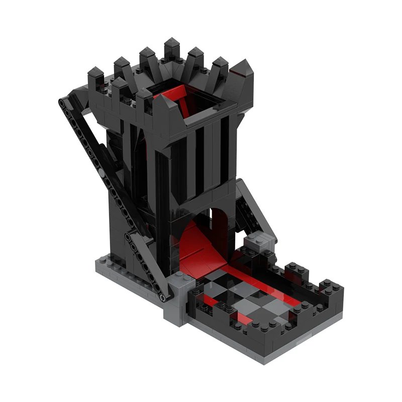 BuildMoc For Dragons Game Self-Loading Dice Tower Building Blocks Kit Dungeonsed All Polyhedral Automatic Dice Bricks Toys Gifts