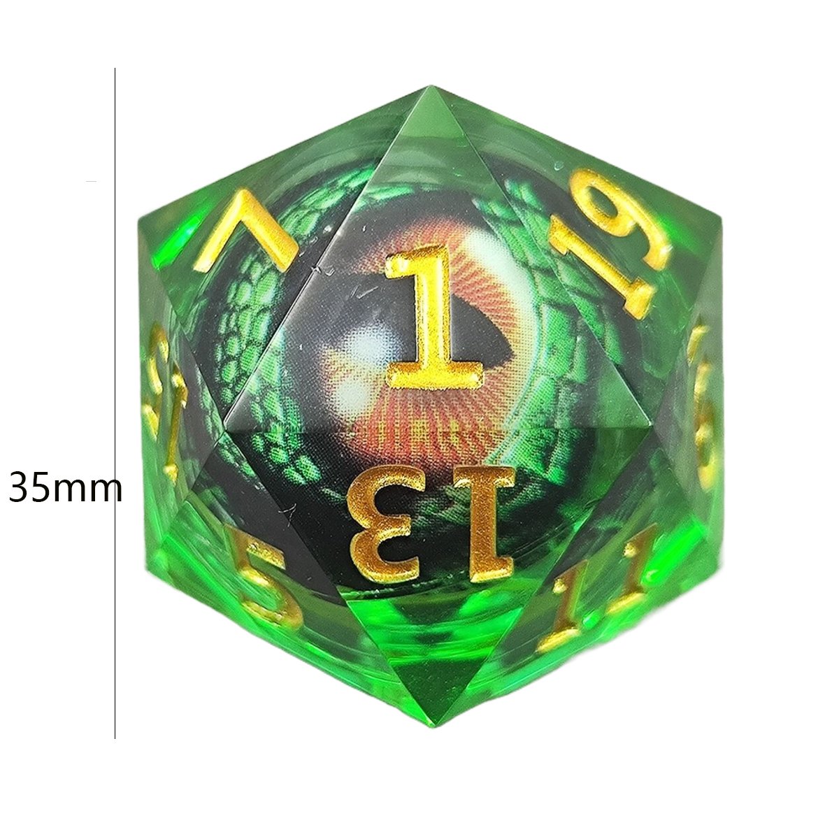 35MM customizable Liquid core Dungeons & Dragons board game DND game accessories can be shaken and customized