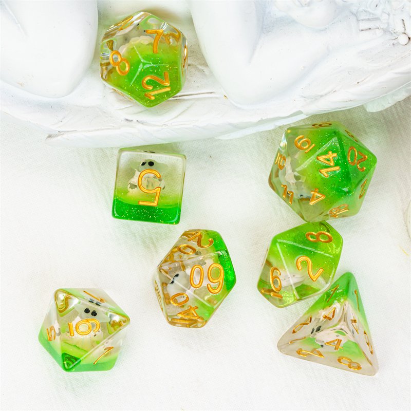 Udixi d&d dice games Animals resin dice polyhedral dungeon & dragon Roll Dice dnd dice set Goblin Dice