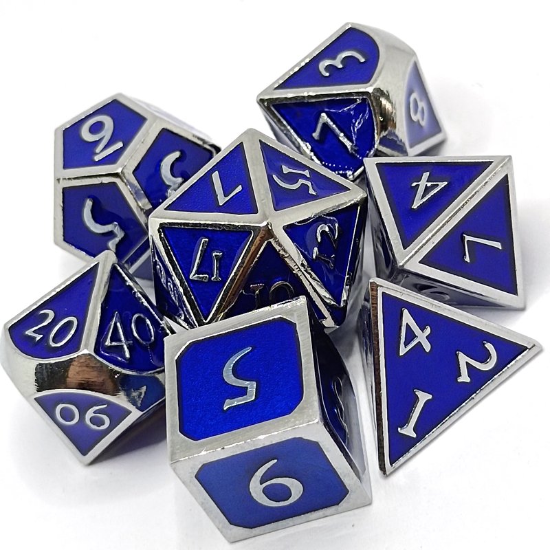 Wholesale Gear Metal Steampunk Dice DND Game Roleplaying Dice, Dungeons & Dragons RPG & Pathfinder Metal Dice Set