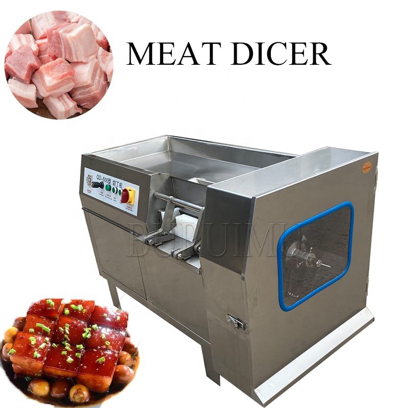 Meat Cube Cutting Machine Multifunctional Meat Dicer Machine Meat Dices Processing Machine