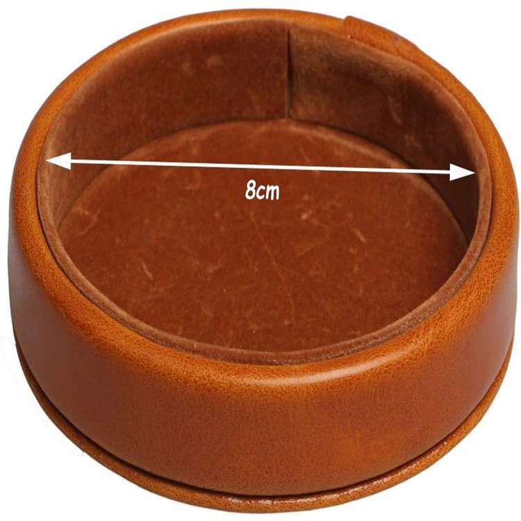 Leatherette Dice Cup with Lid Includes 6 Dices Velvet Interior Quiet in Shaking for Liars Dice Farkle Yahtzee Board Games