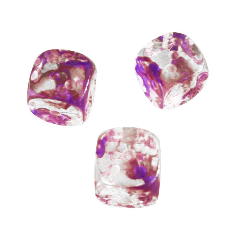Custom resin smoke dice diffusion dice