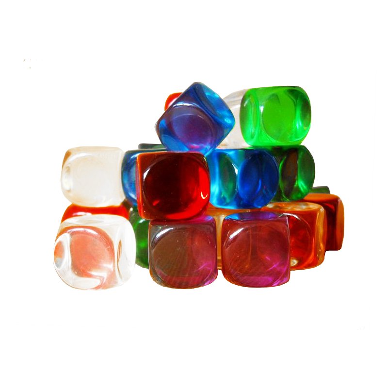 Custom resin smoke dice diffusion dice