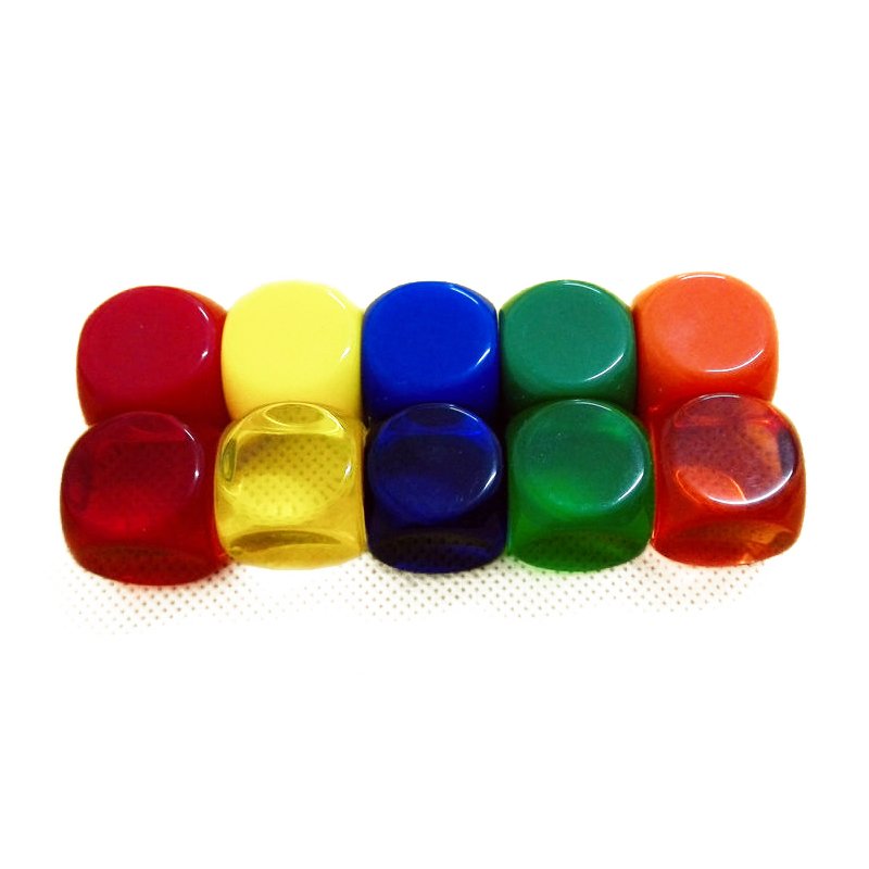 Custom resin smoke dice diffusion dice