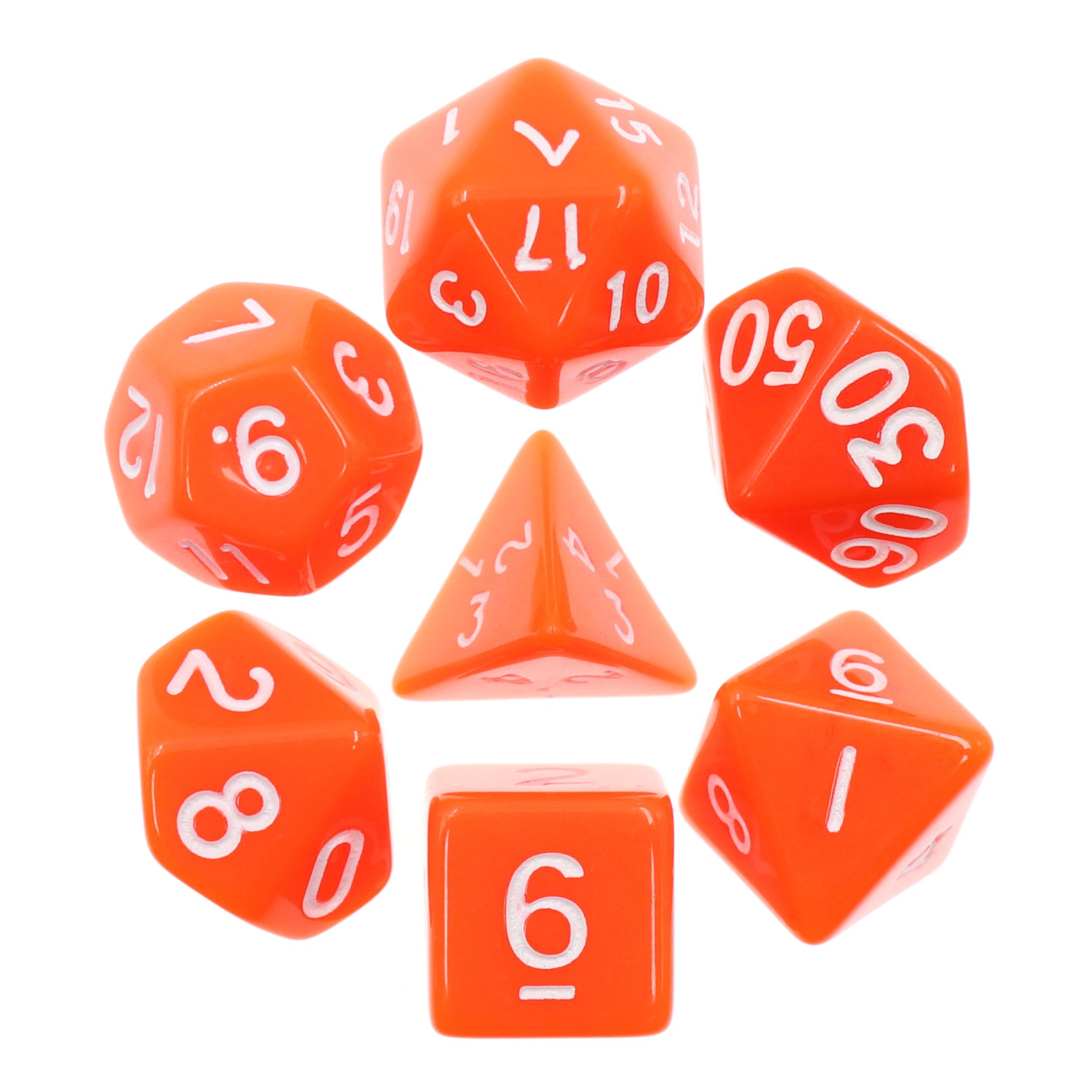New Dice Opaque Acrylic Game Dice Set dragon and dungeon board game dice for DND and rpg