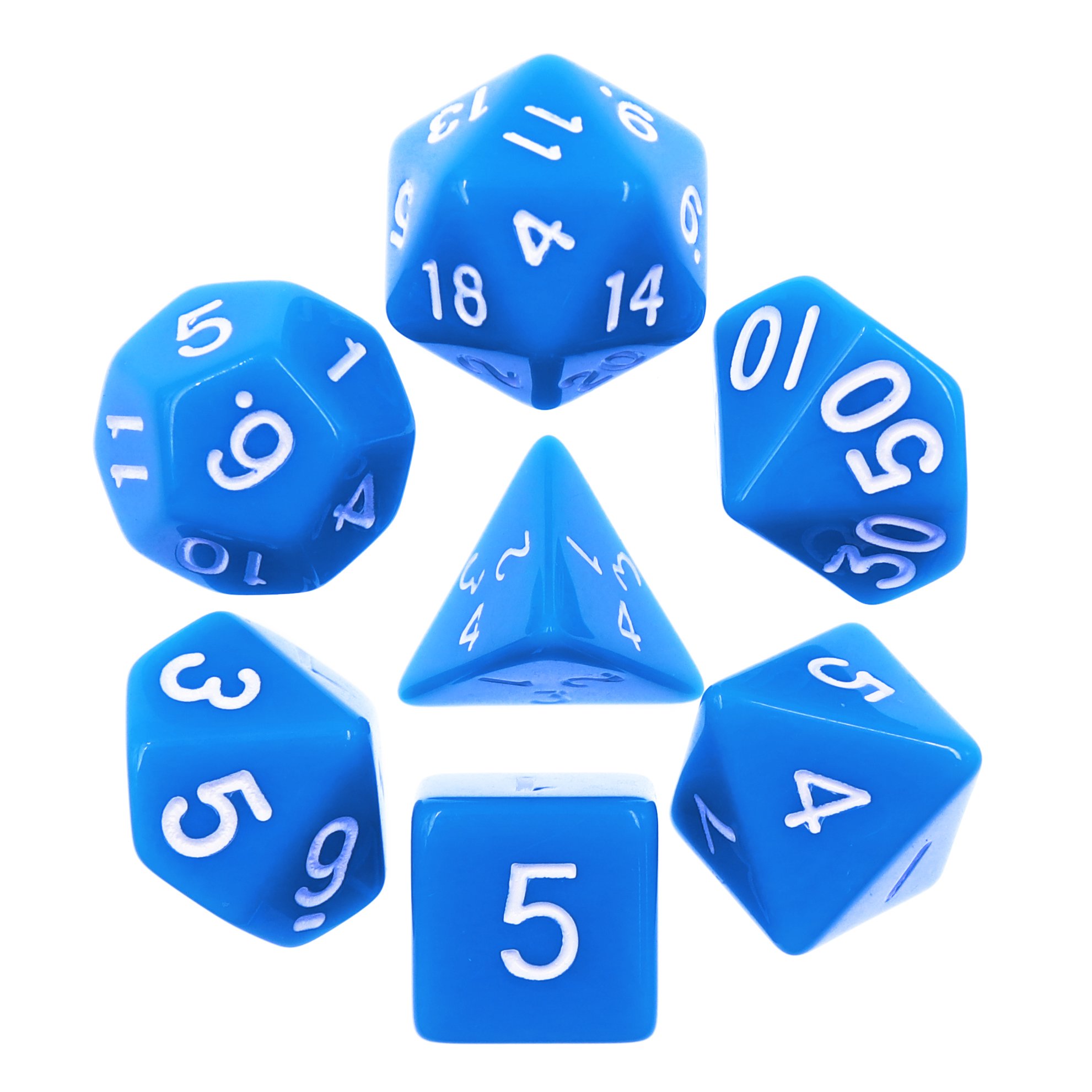 New Dice Opaque Acrylic Game Dice Set dragon and dungeon board game dice for DND and rpg