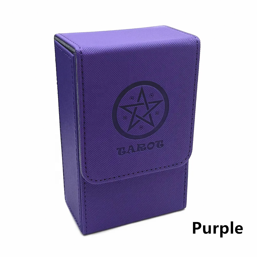 MIO PU Leather tarot Board Game Storage Box Dice And Boxes Leather tarot cards in spanish Storage tarot card box