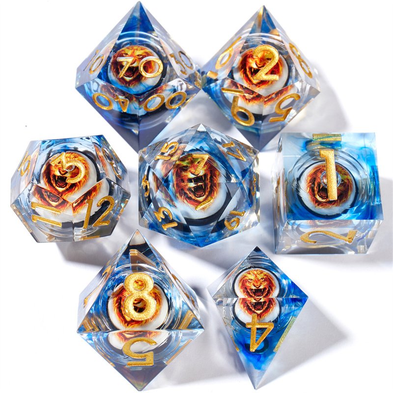 7 Dnd game dice, board game Halloween dice, suitable for Dungeons&Dragons