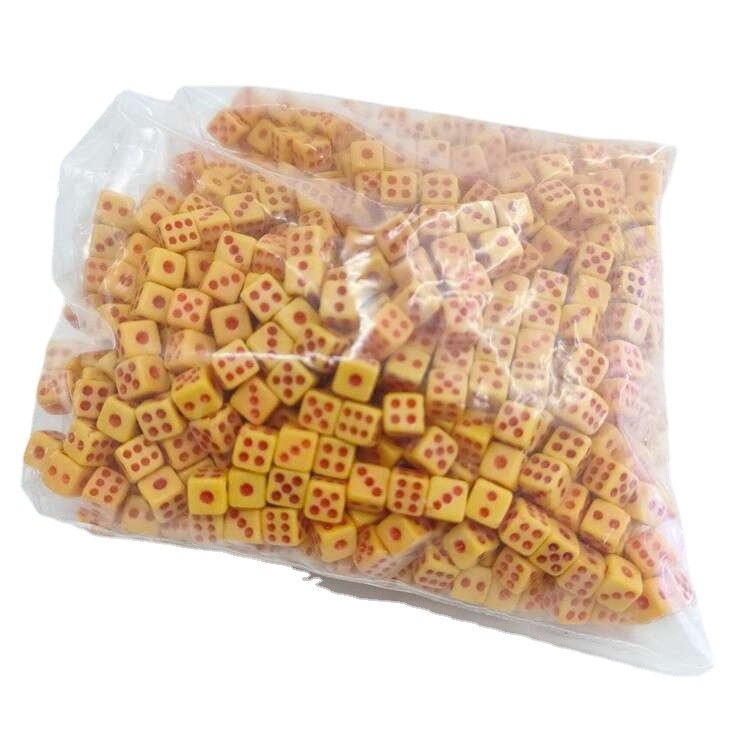 5mm colorful dice small mini dice small 5# dice with dots multicolor in stock