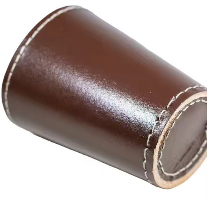 OEM Customize Dice Cup Made Real Leather