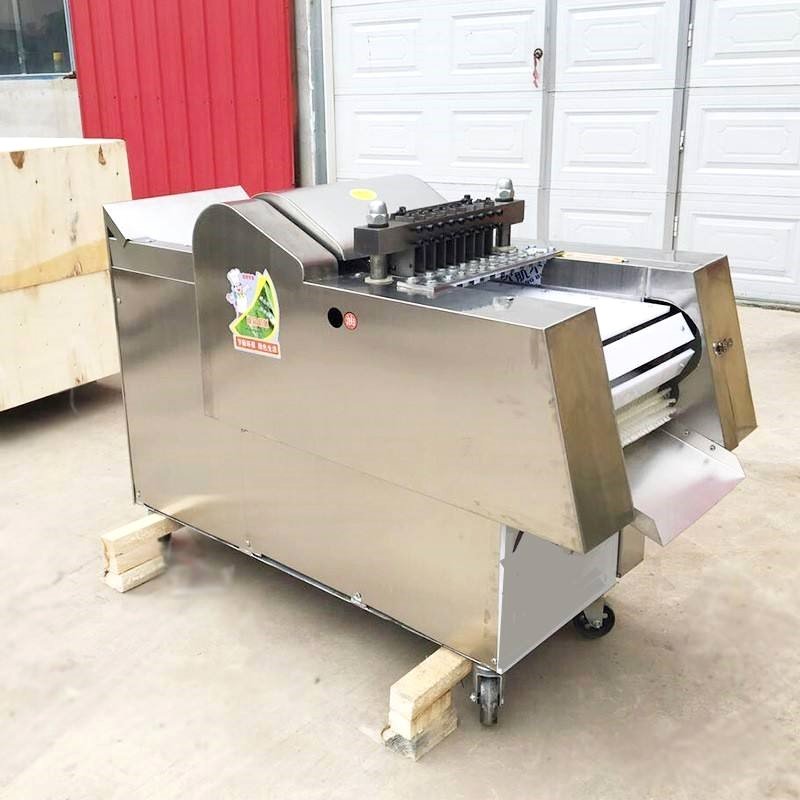 commercial chicken meat dicing cutting machine cube cutter frozen meat dicer Laser Meat Cutting Machine