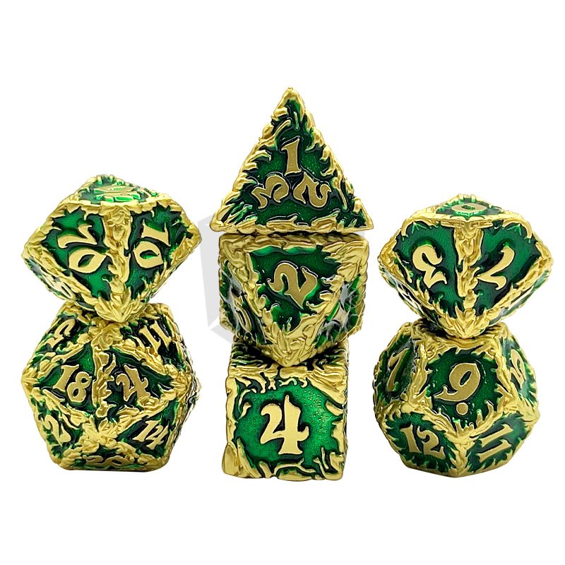 7 Pieces Metal dnd dice Role Playing Dice for Dungeons and Dragons rpg Games & Pathfinder Metal Dices Set