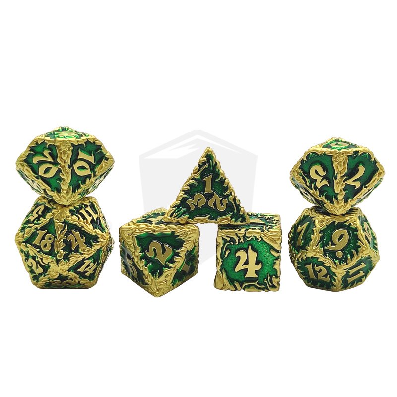 7 Pieces Metal dnd dice Role Playing Dice for Dungeons and Dragons rpg Games & Pathfinder Metal Dices Set