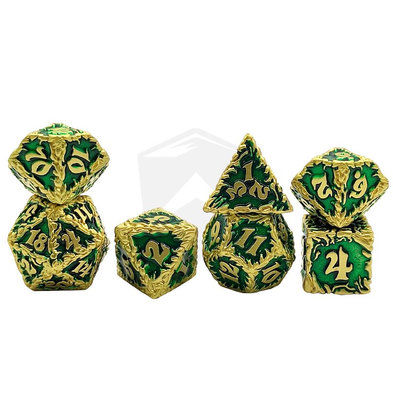7 Pieces Metal dnd dice Role Playing Dice for Dungeons and Dragons rpg Games & Pathfinder Metal Dices Set