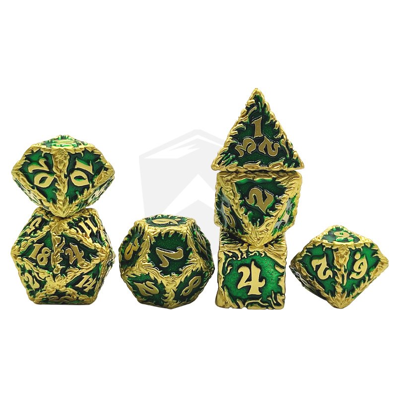 7 Pieces Metal dnd dice Role Playing Dice for Dungeons and Dragons rpg Games & Pathfinder Metal Dices Set