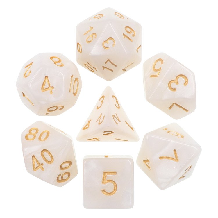 Custom size resin acrylic game dice 16mm dragon and dungeon party dice