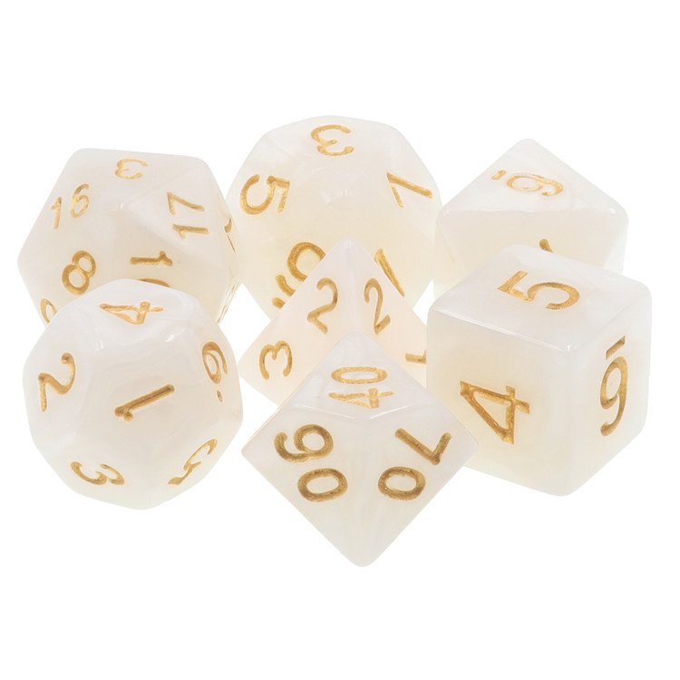 Custom size resin acrylic game dice 16mm dragon and dungeon party dice