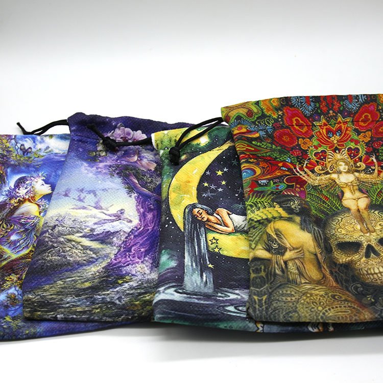 Custom Embroidered Or Printed Velvet Bags For Dice