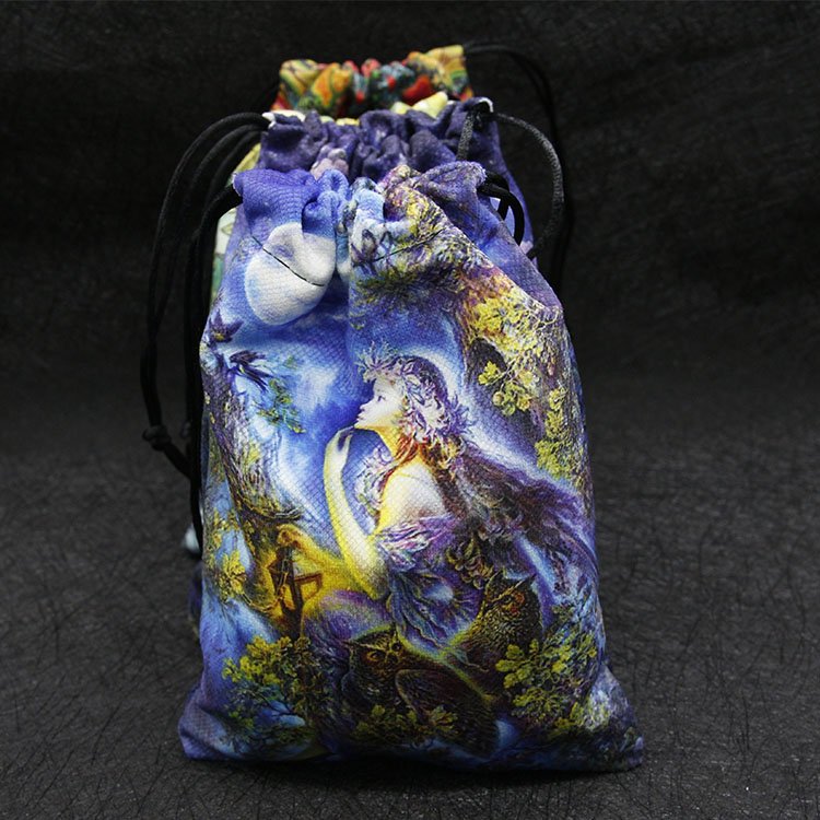 Custom Embroidered Or Printed Velvet Bags For Dice