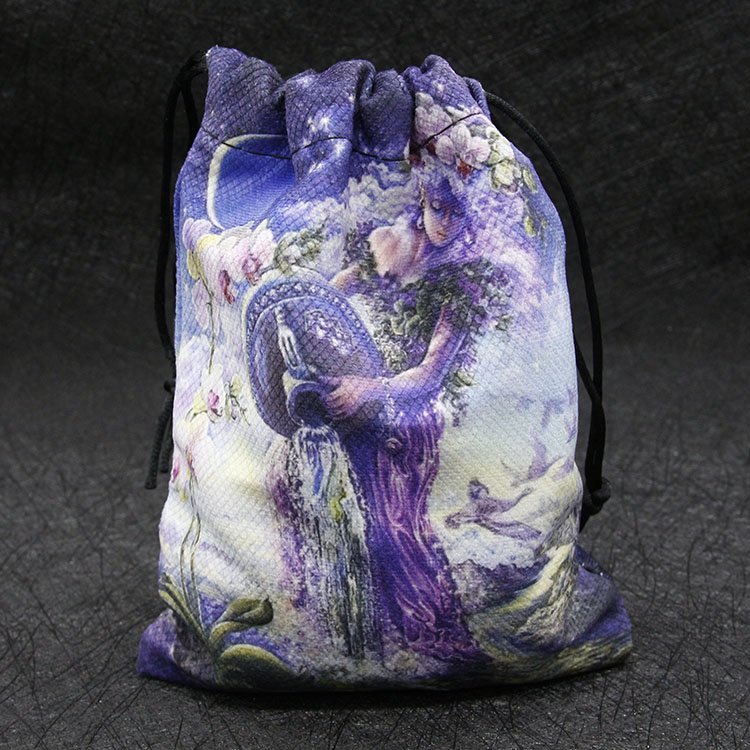 Custom Embroidered Or Printed Velvet Bags For Dice