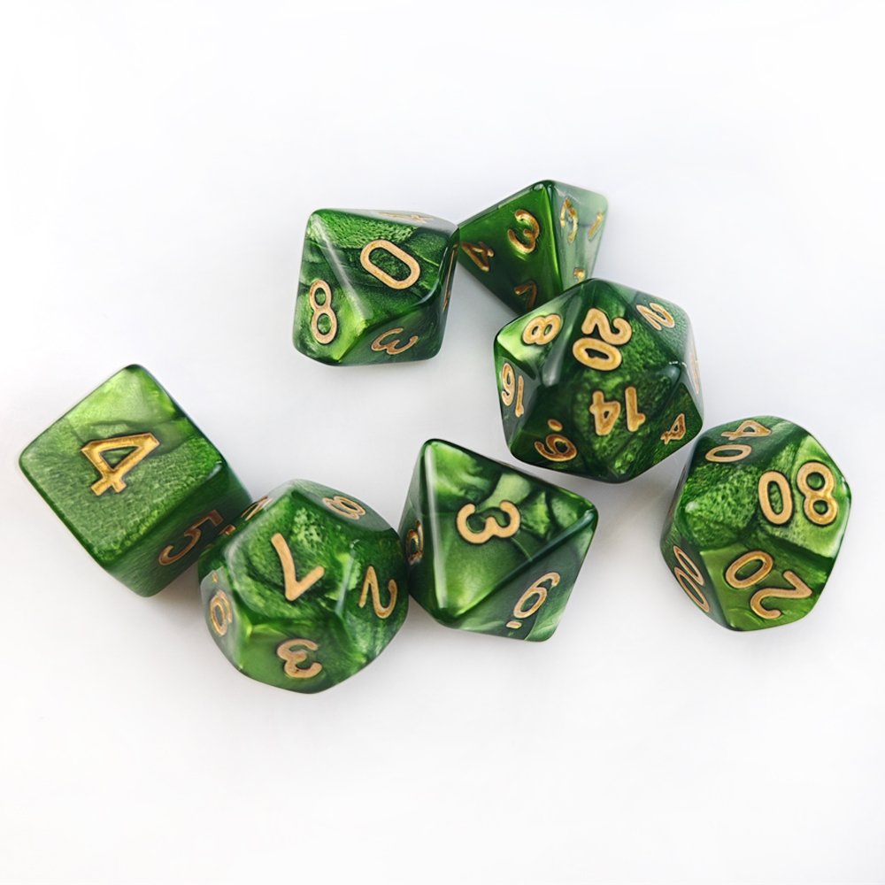 Factory Direct Sales Low MOQ Dice Acrylic Gaming Dice Set Dungeons and Dragons RPG DND Dice