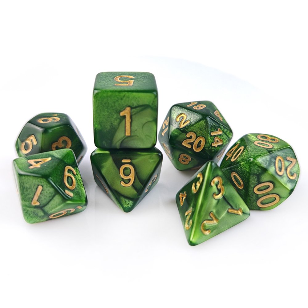 Factory Direct Sales Low MOQ Dice Acrylic Gaming Dice Set Dungeons and Dragons RPG DND Dice