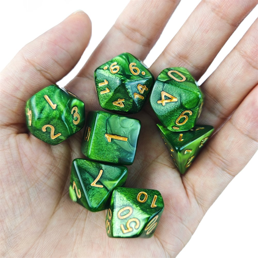 Factory Direct Sales Low MOQ Dice Acrylic Gaming Dice Set Dungeons and Dragons RPG DND Dice