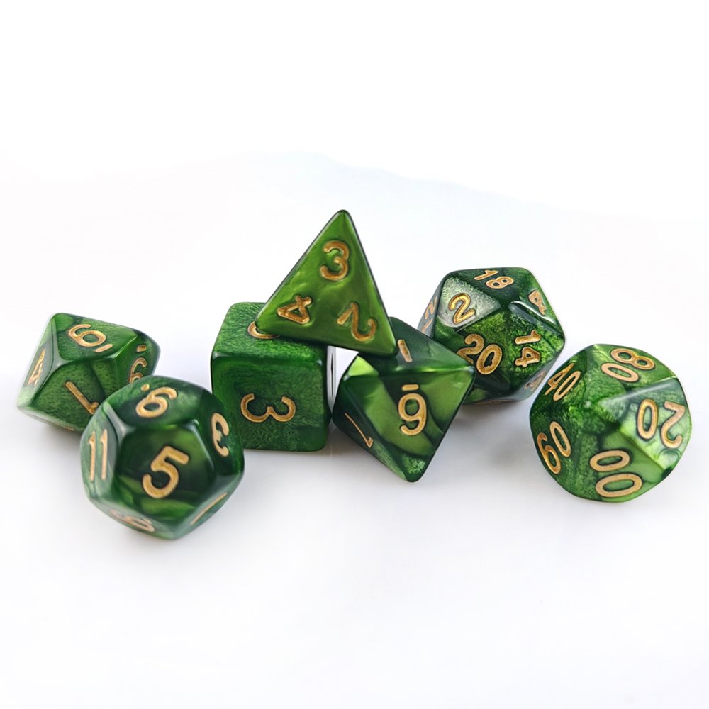 Factory Direct Sales Low MOQ Dice Acrylic Gaming Dice Set Dungeons and Dragons RPG DND Dice