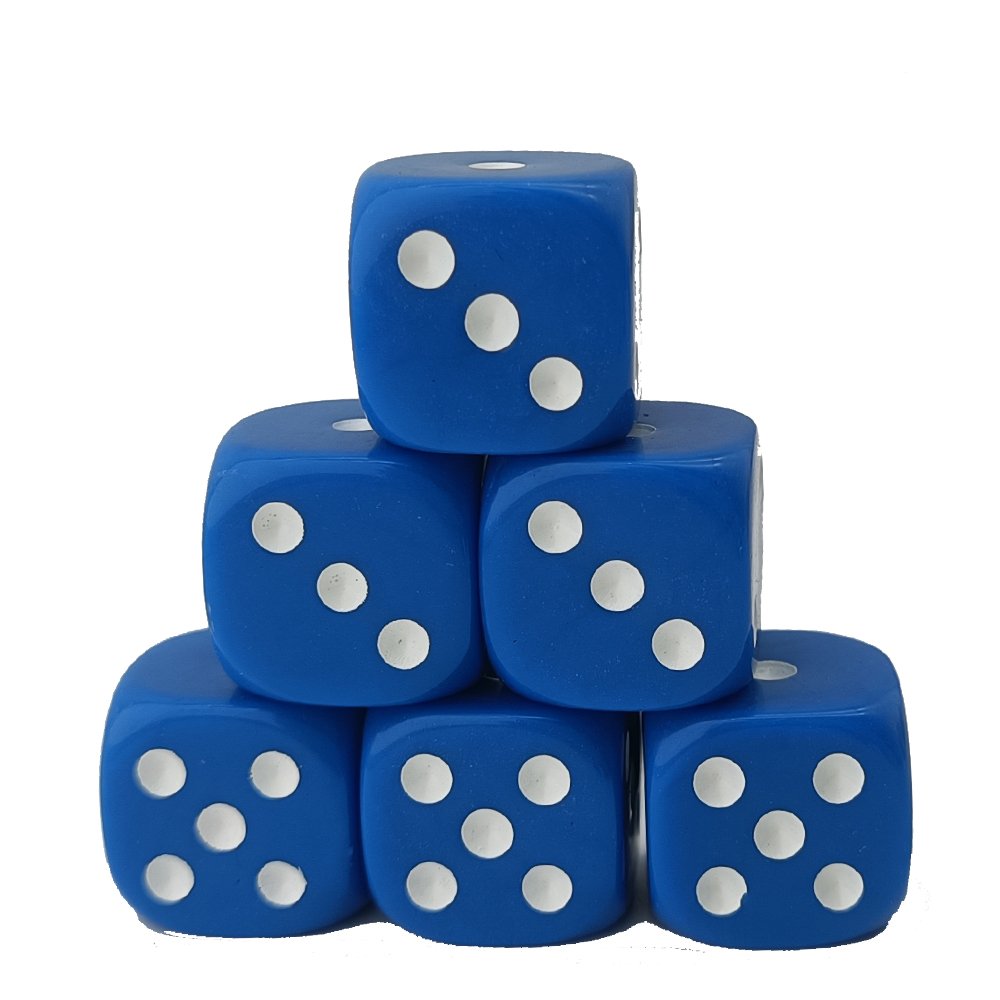 Customized multi-color D6 acrylic dice, custom acrylic game dice-12MM / 16MM / 18MM / 20MM
