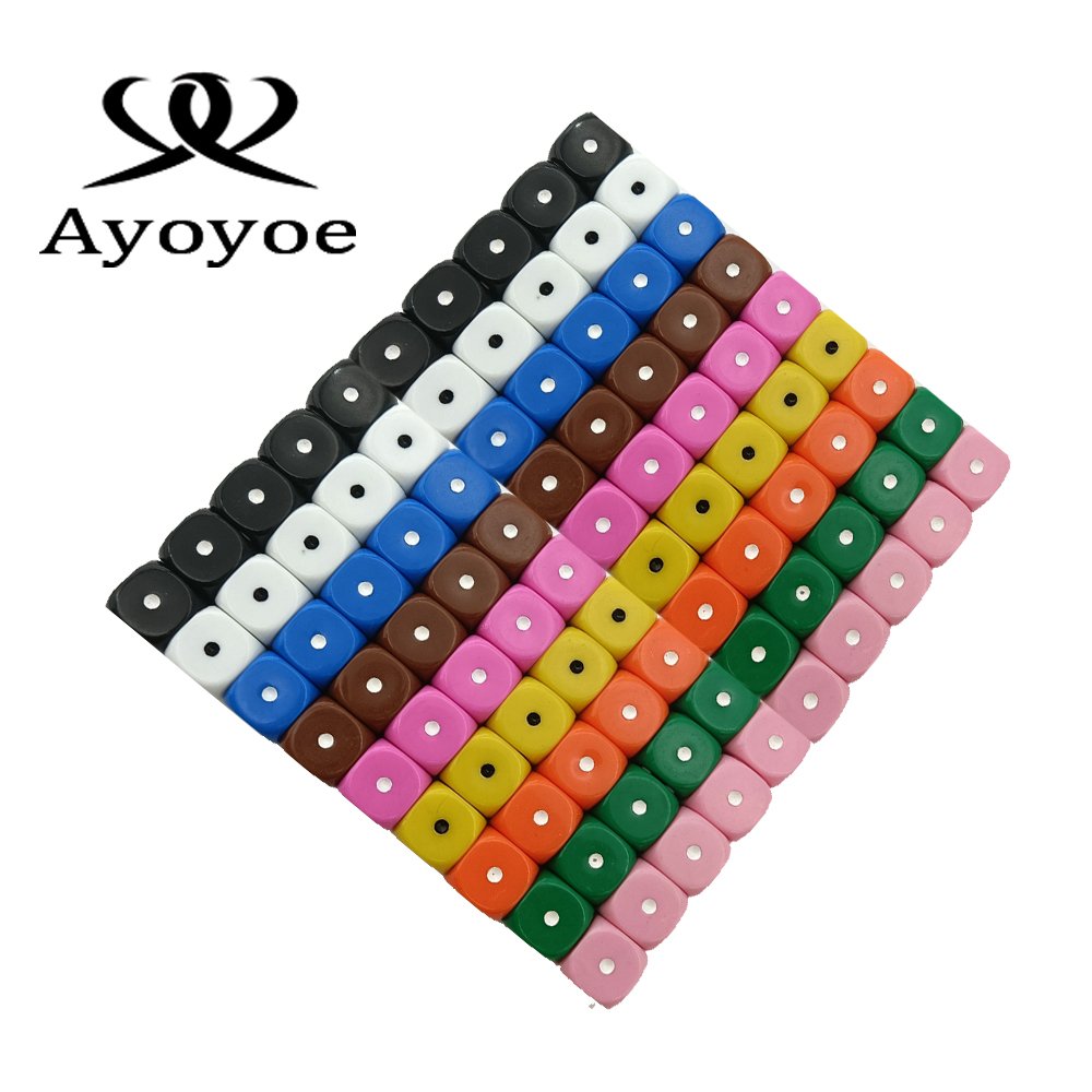 Customized multi-color D6 acrylic dice, custom acrylic game dice-12MM / 16MM / 18MM / 20MM