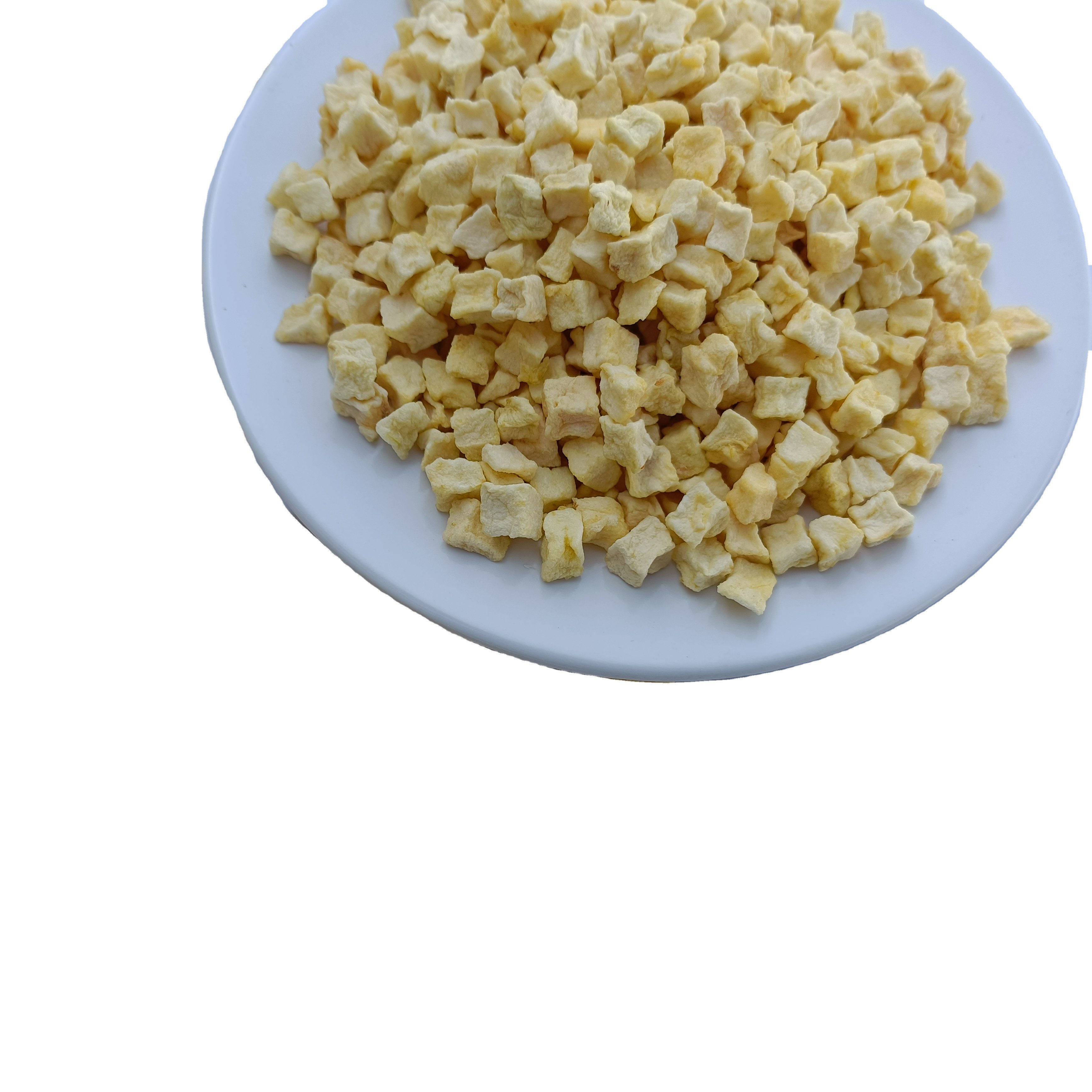 Factory manufacture Customized hot sale top quality fuji dried apple dice qinguan or fuji