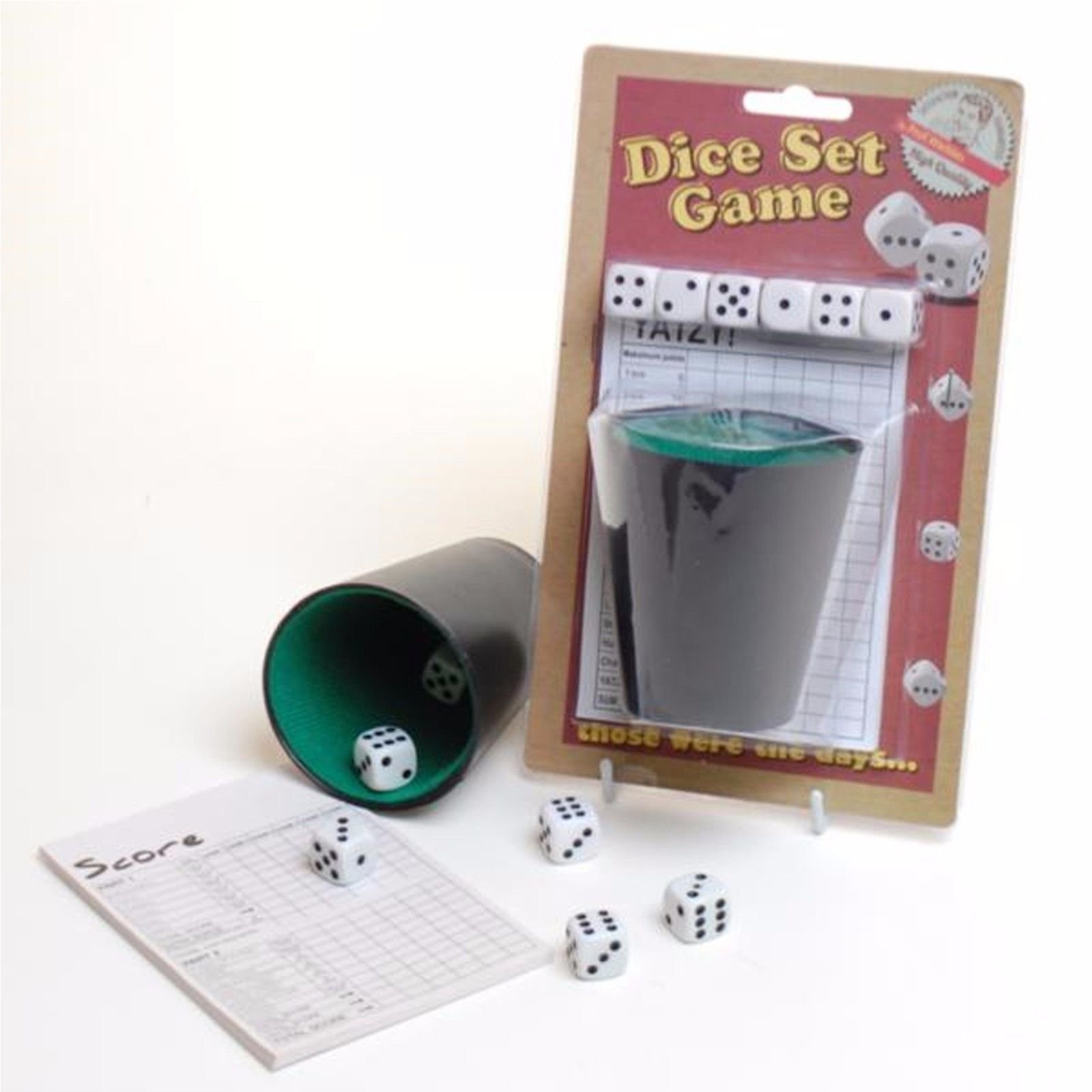 Factory wholesale leather custom logo dice cup with 5 dice