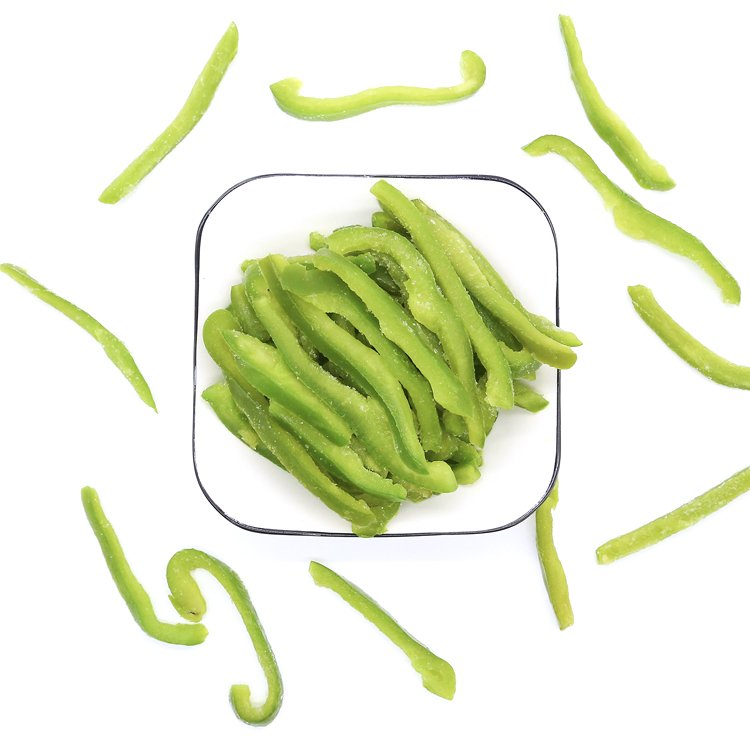 IQF Frozen Green Pepper Dices & Julienned Strips - Fresh and Ready for Your Culinary Creations