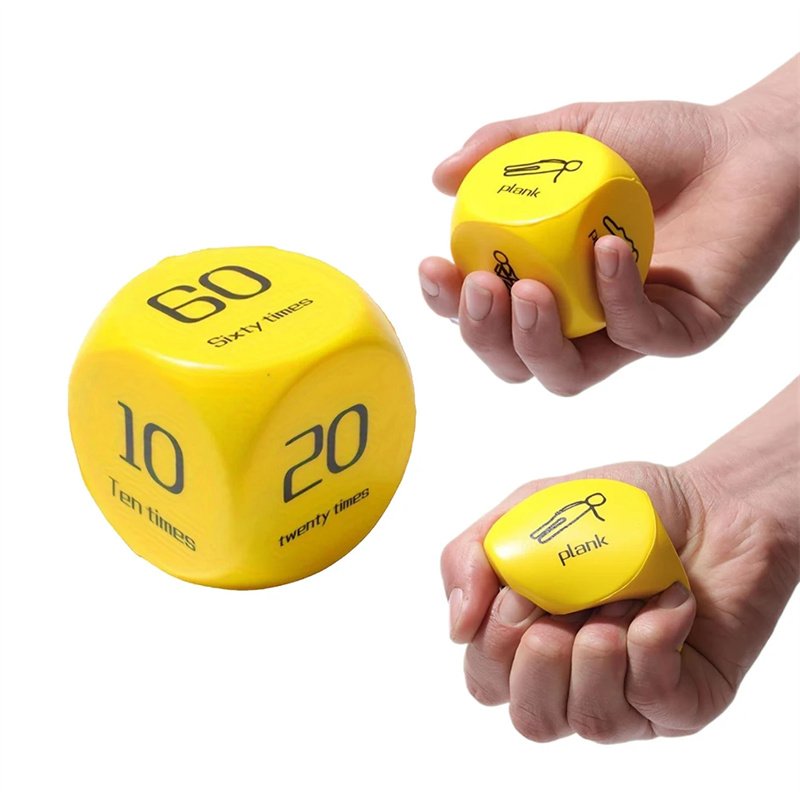 Fitness Dice Sports Dices 6 Sided Workout Plank Push up Sit up Jump Lunge Dynamic Exercise Equipment for Group